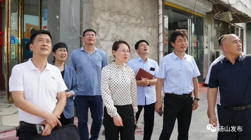 陈莉调研我县文明城市创建工作