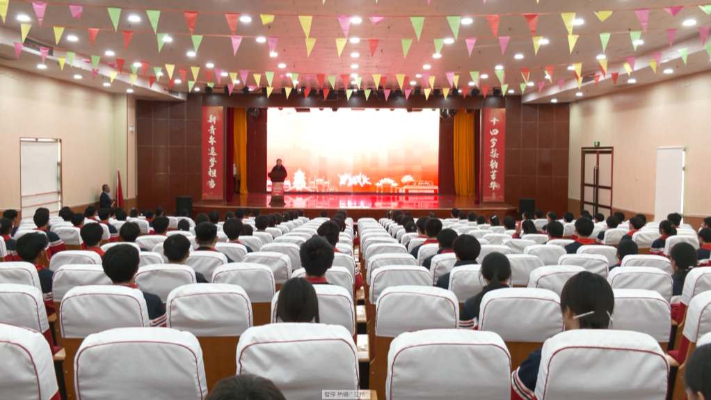 我县举行十四岁集体生日暨离队入团仪式示范活动