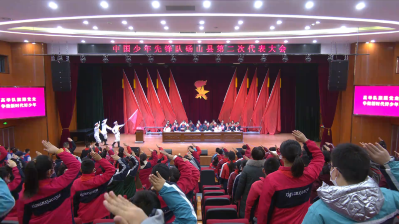 中国少年先锋队砀山县第二次代表大会胜利召开